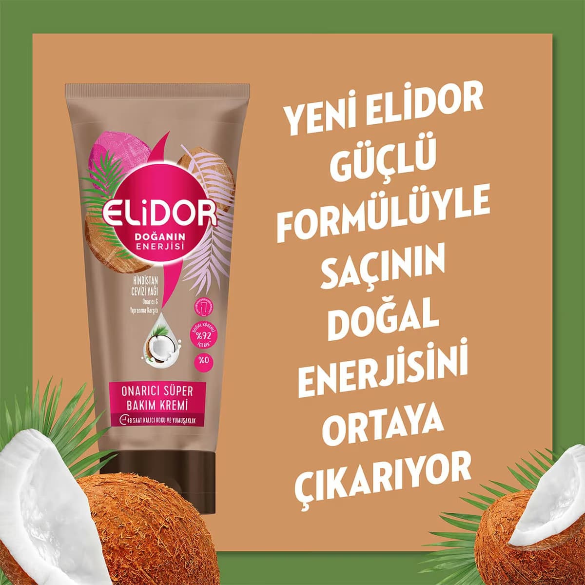 Elidor Tüp Saç Kremi Hindistan Cevizi 170 ml 4