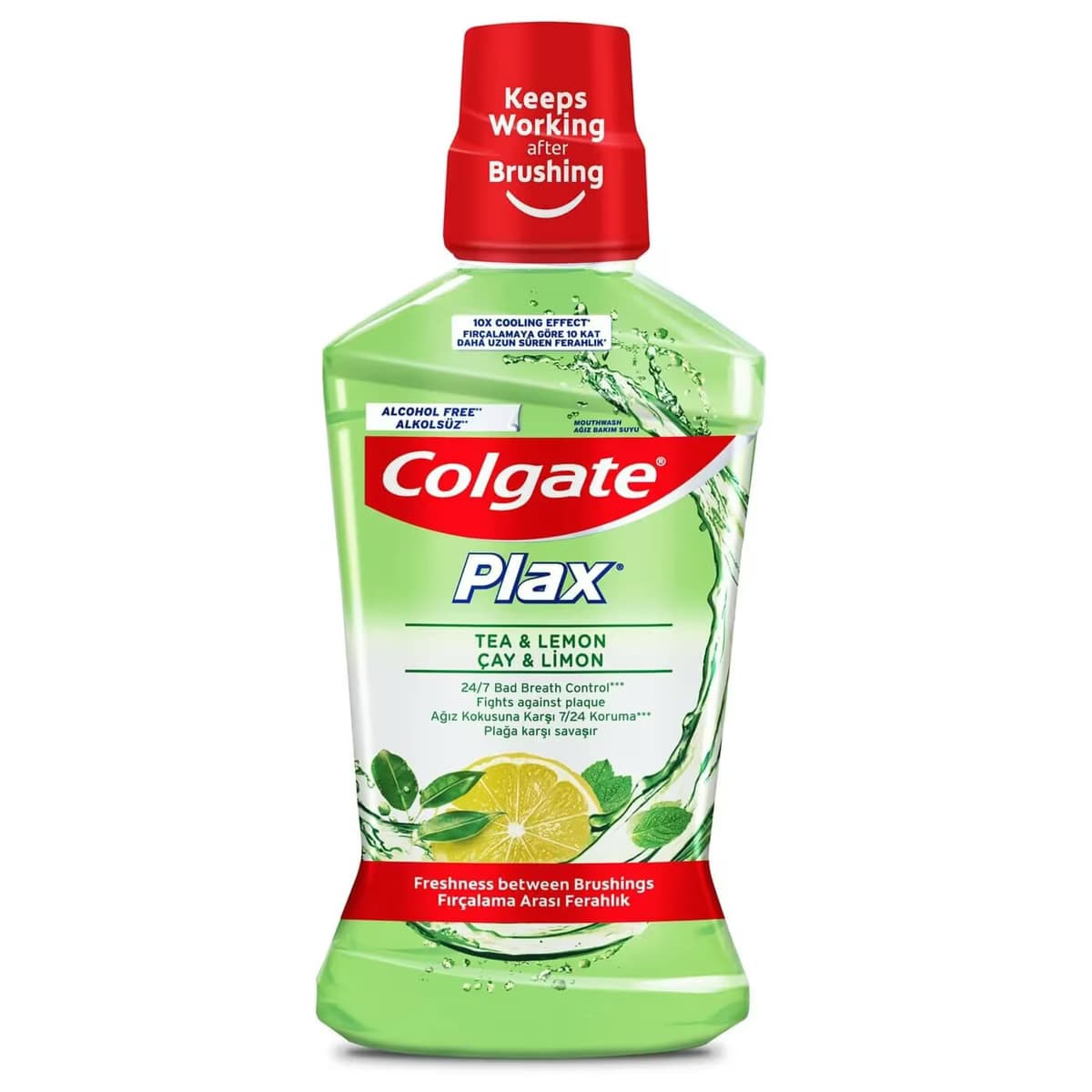 Colgate Ağız Bakım Suyu Plax Çay & Limon 500 ml