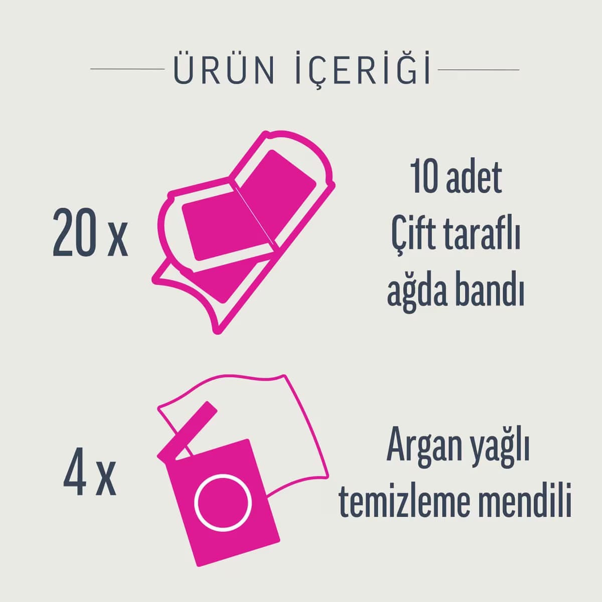 Veet Pure Ağda Bandı Bacak&Vücut 20'li 3