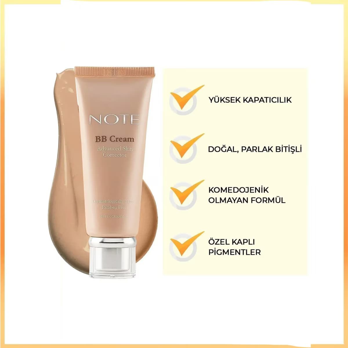 Note BB Cream 300 Light Beige 35 ml 4