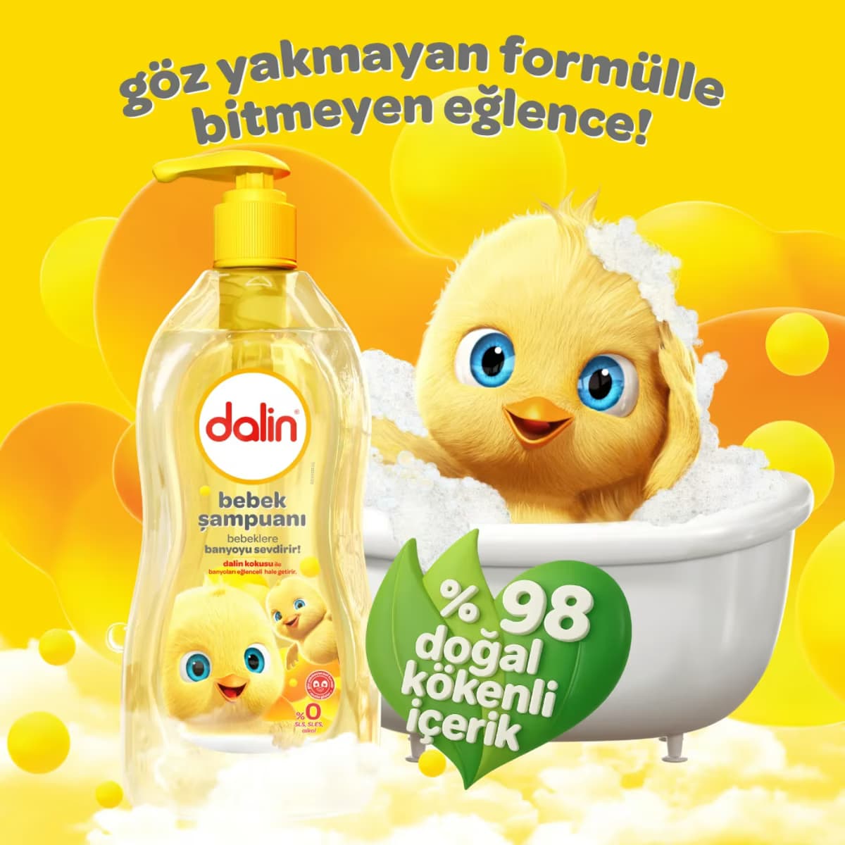 Dalin Şampuan Göz Yakmayan Formül 500 ml 2