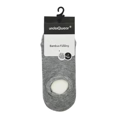 Underwear Bambu Çorap 2’li Gri Melanj 35-38
