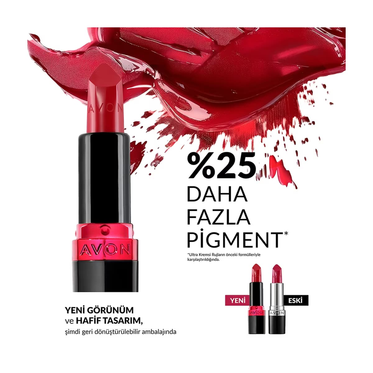 Avon Ultra Mat Ruj 7 Coffee Date - Gratis 3
