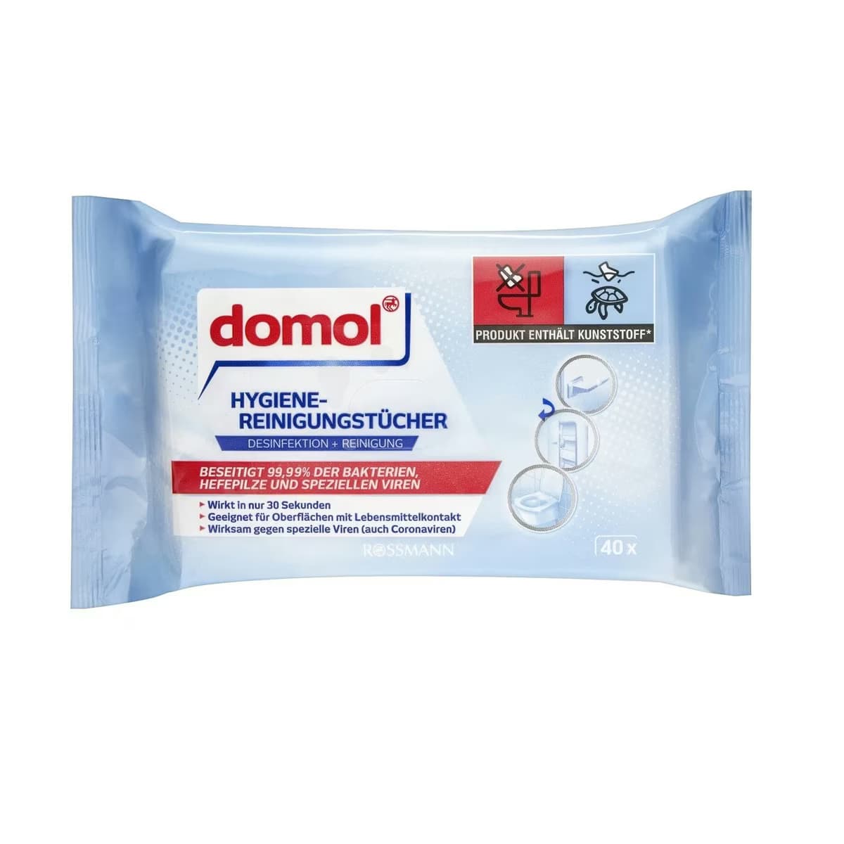 Domol Hijyen Sağlayıcı Bez 40 adet