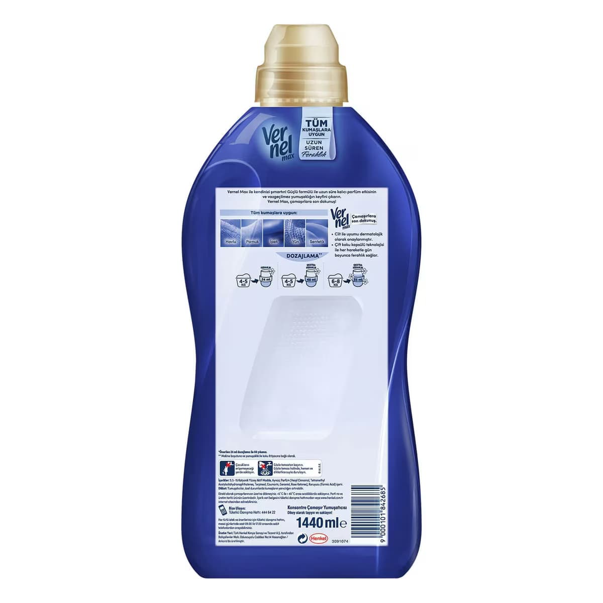 Vernel Max Yumuşatıcı Lilyum 1440 ml 2