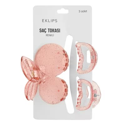 Eklips Kiraz Mandal Toka Set Turuncu - Gratis