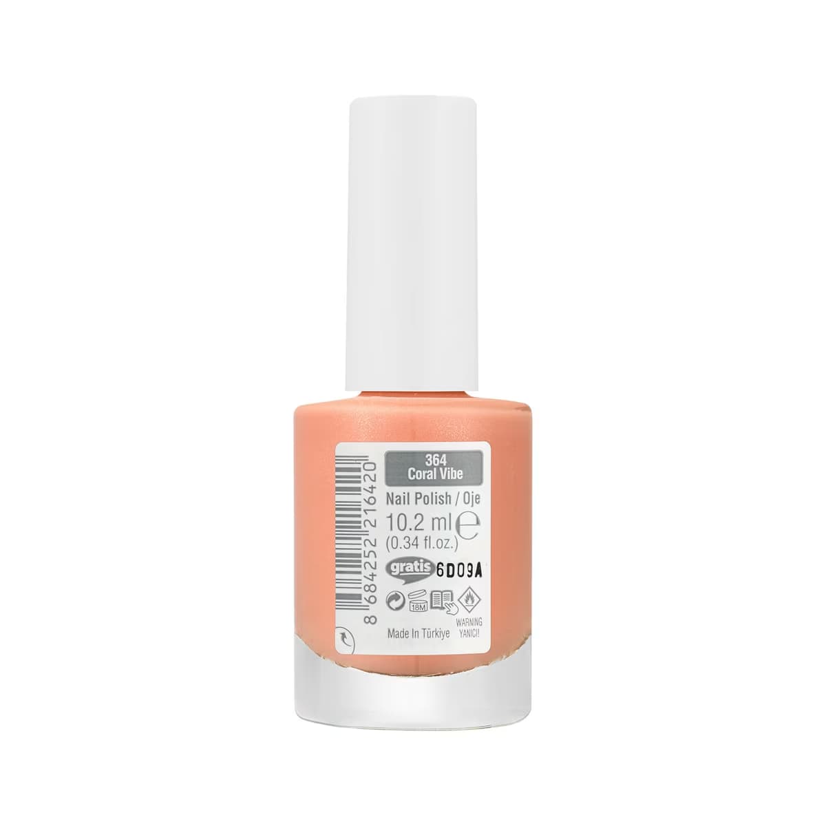 Beaulis Aura Oje 364 Coral Vibe - Gratis 2