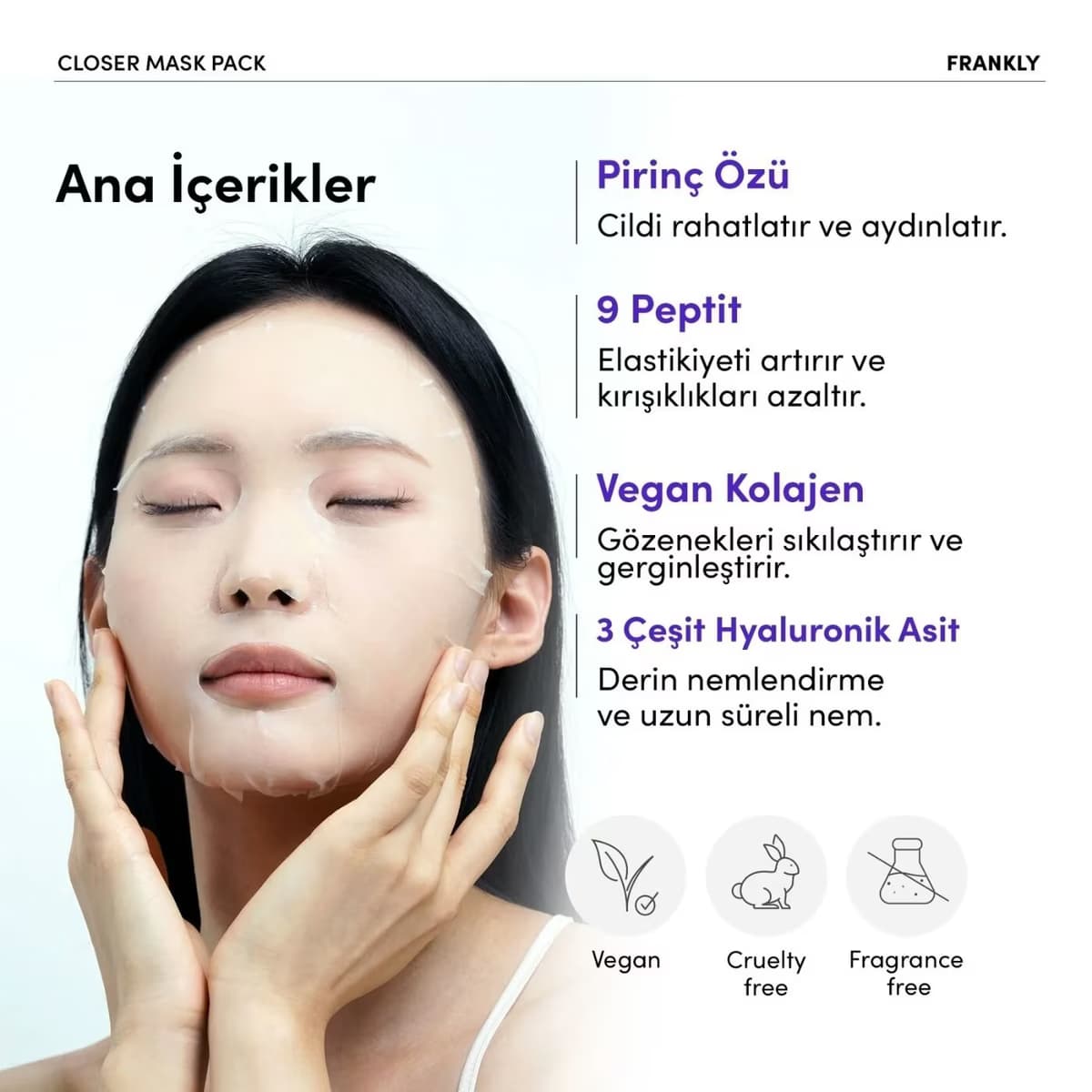 Frankly Closer Sheet Mask 22 ml 5
