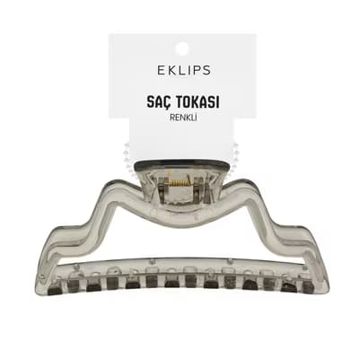 Eklips Kıvrımlı Mandal Toka Füme - Gratis