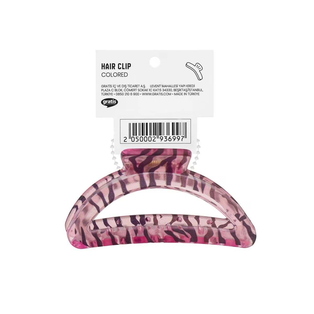 Eklips Zebra Oval Mandal Toka Pembe - Gratis 2