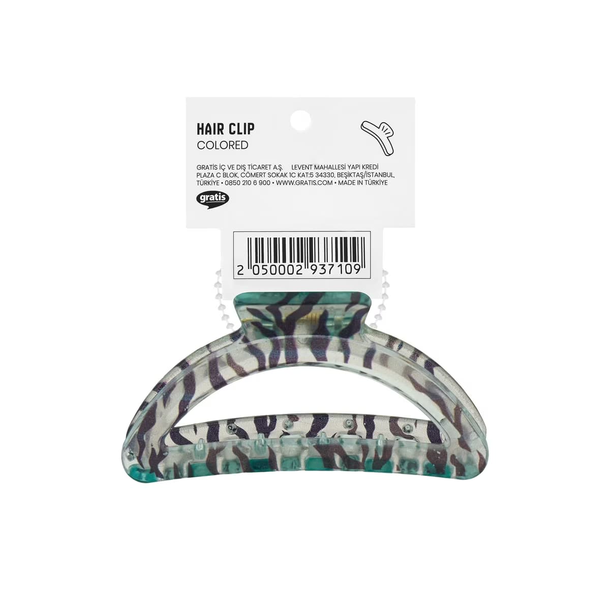Eklips Zebra Oval Mandal Toka Yeşil - Gratis 2