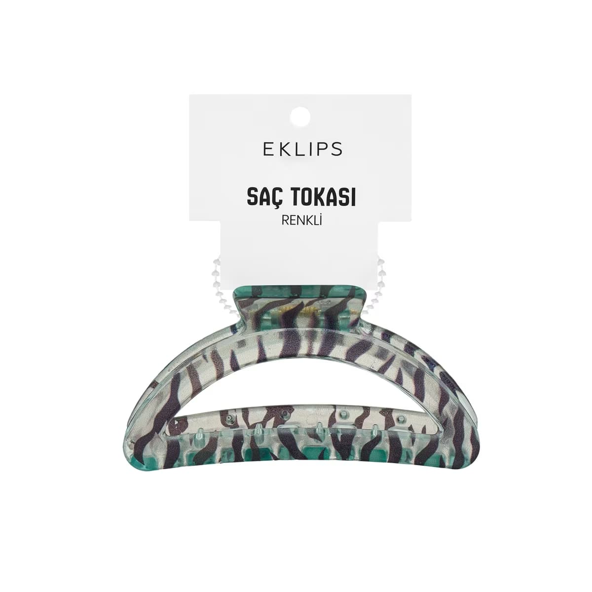 Eklips Zebra Oval Mandal Toka Yeşil - Gratis