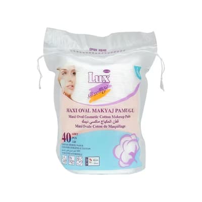 Lux Maxi Oval Temizleme Pamuğu 40’lı