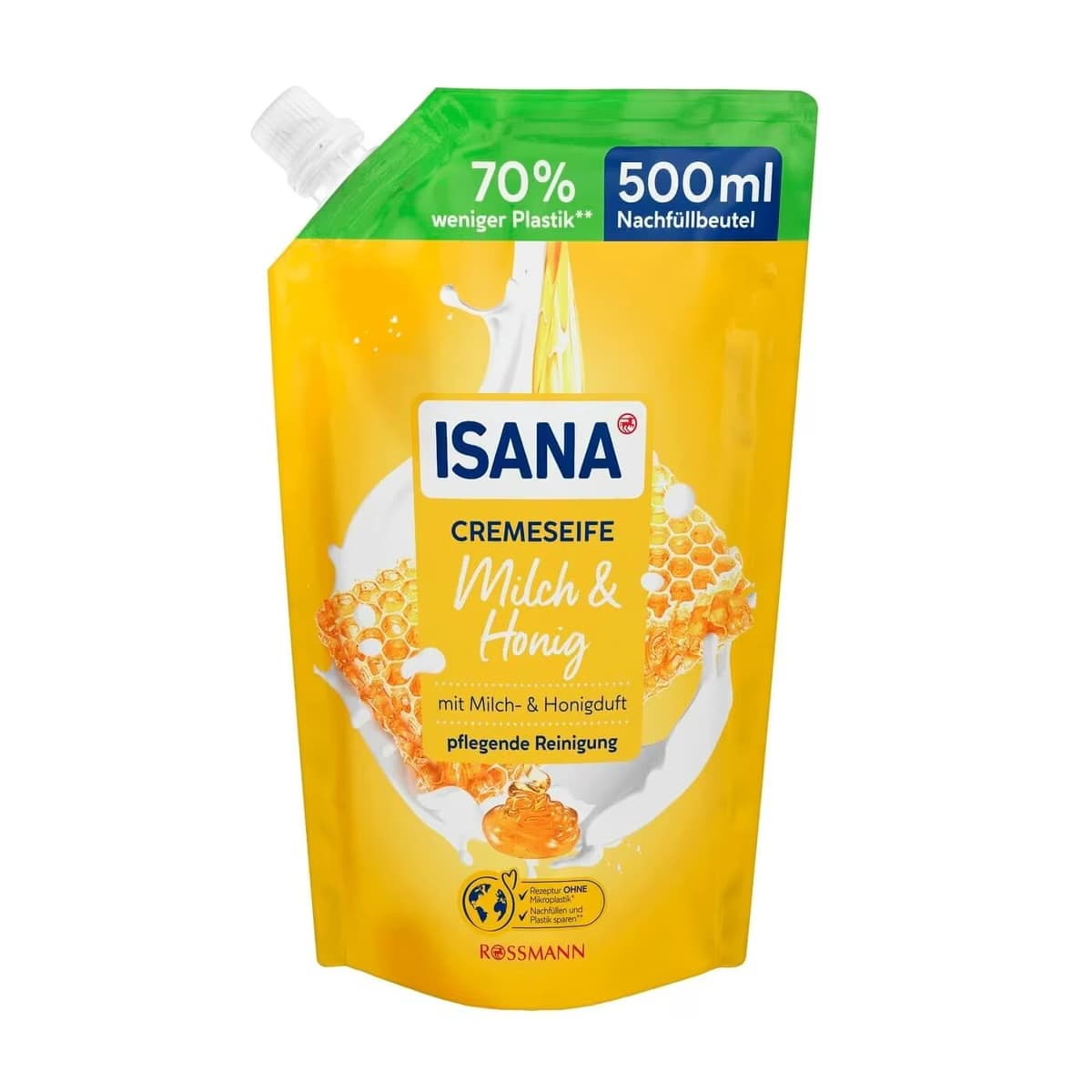 Isana Sıvı Sabun Ballı ve Sütlü Yedek 500 ml