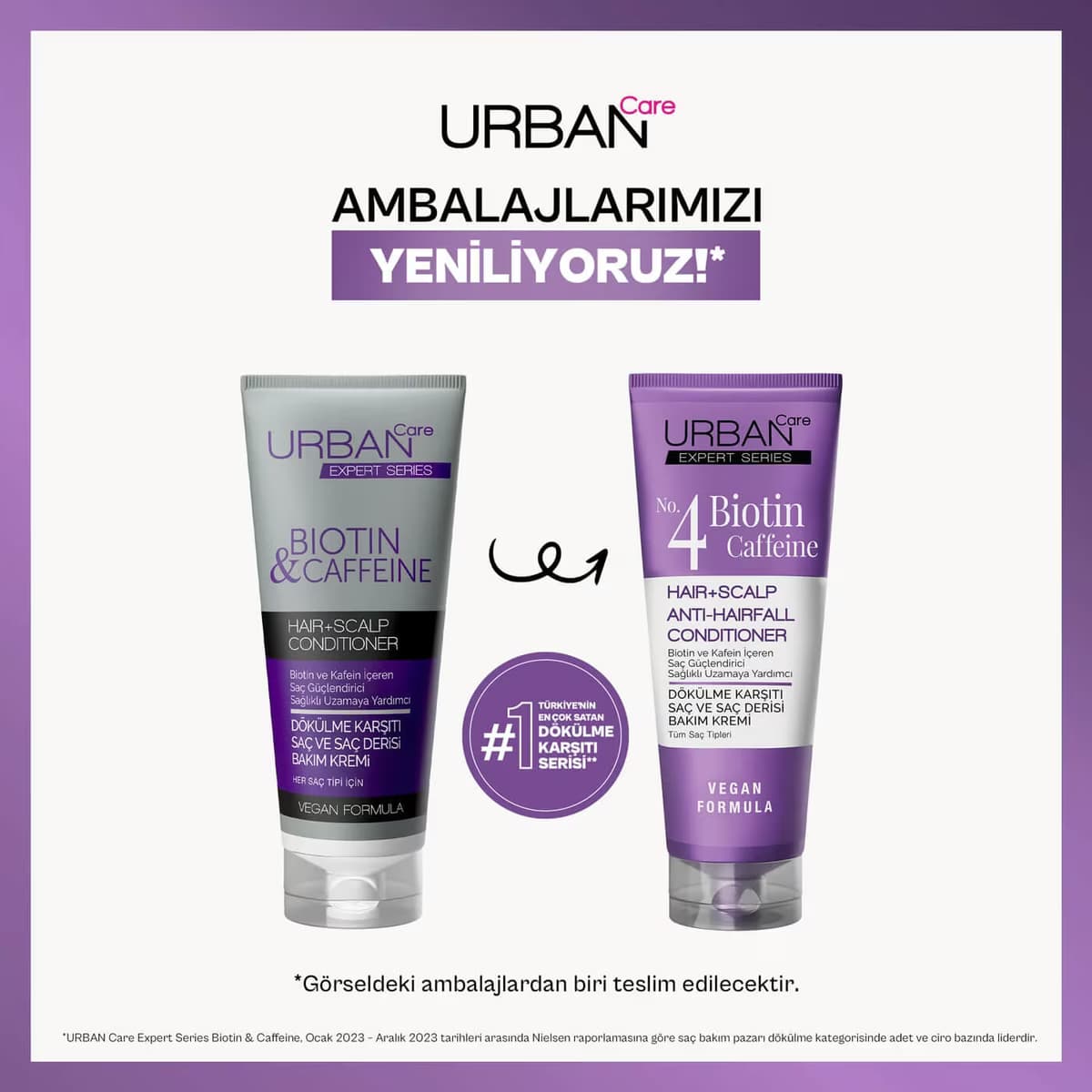 Urban Care Saç Kremi Biotin ve Caffein 3
