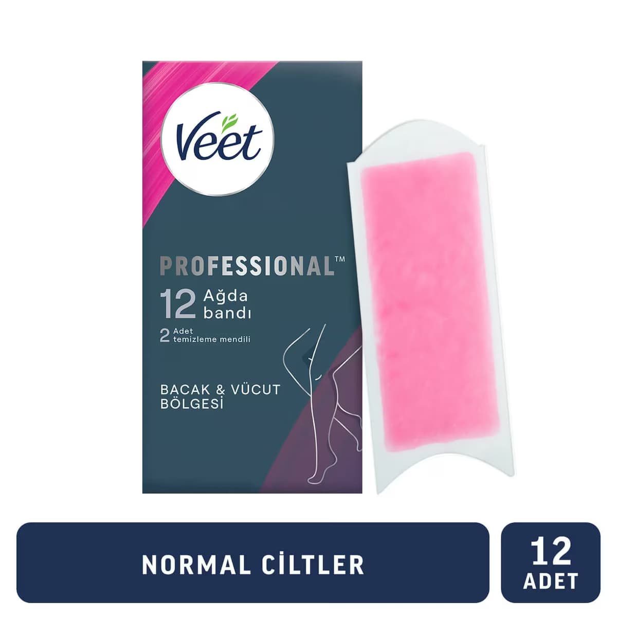 Veet Ağda Bandı Normal 12'li 2
