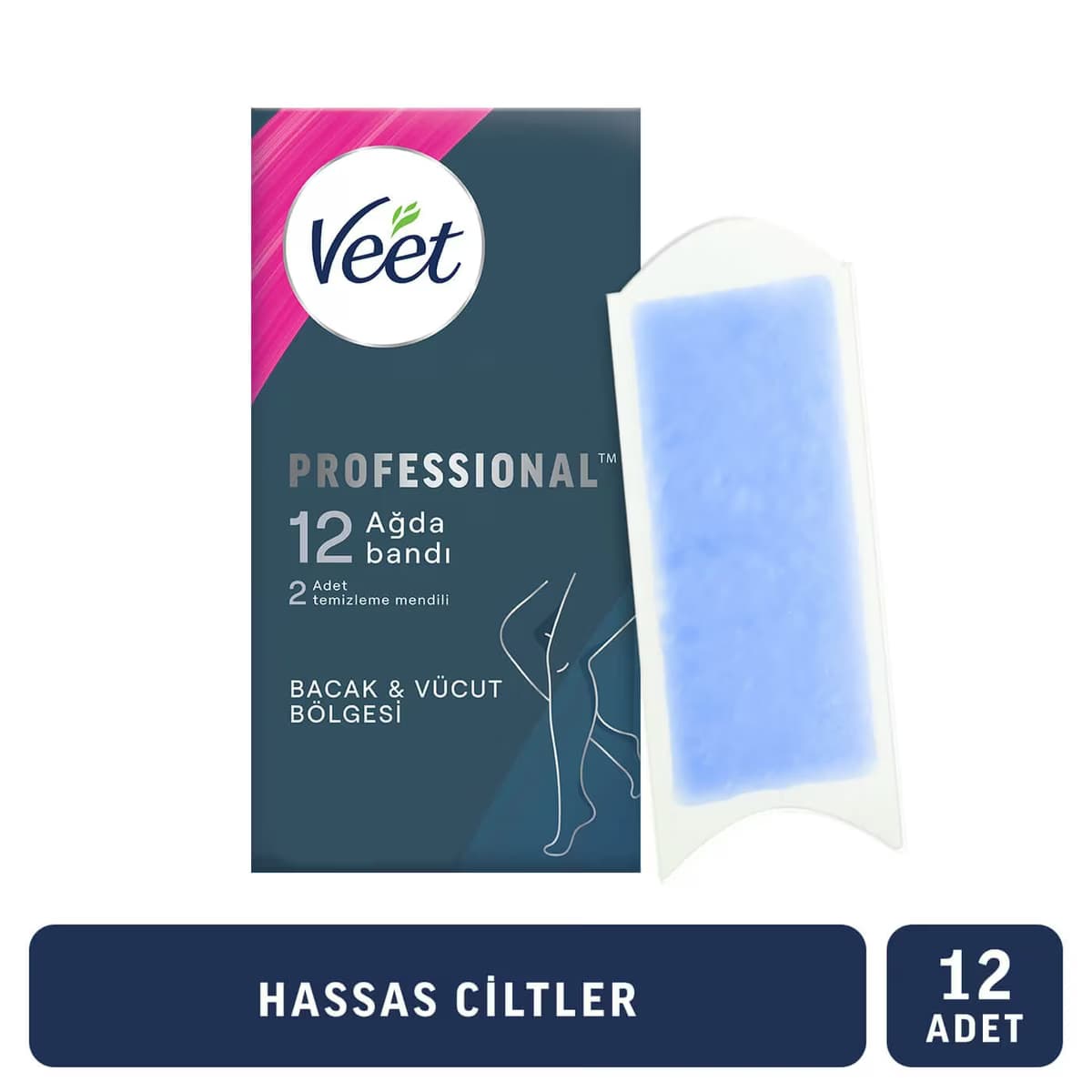 Veet Ağda Bandı Hassas 12'li 2