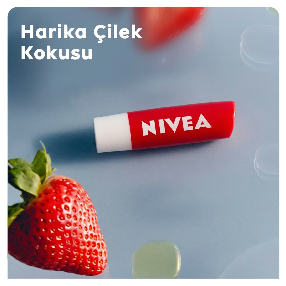 Nivea Dudak Bakım Kremi Çilek 4.8 gr 4