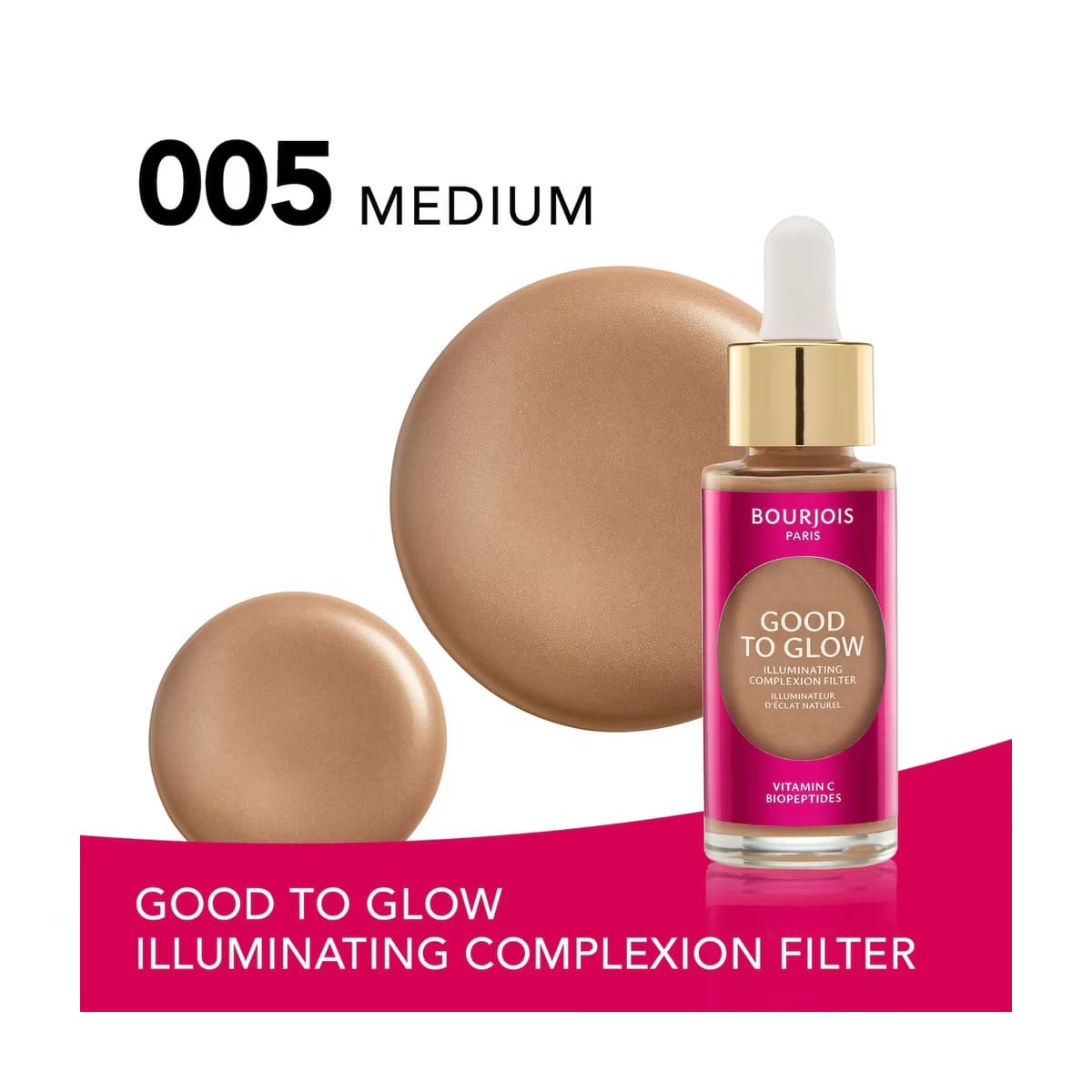 Bourjois Good To Glow Fondöten 005 Medium