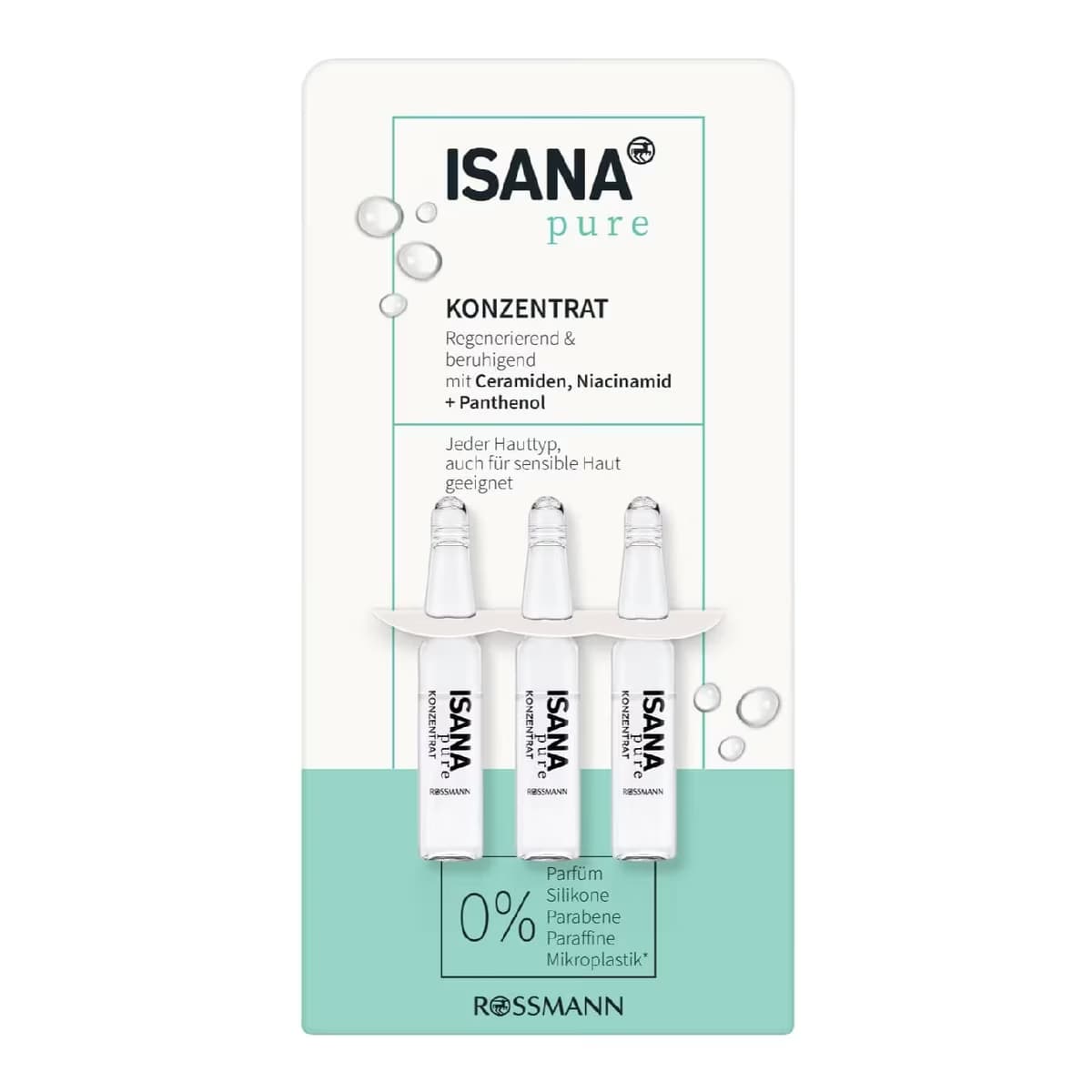 Isana Pure Bakım Ampulü, 3x2ml