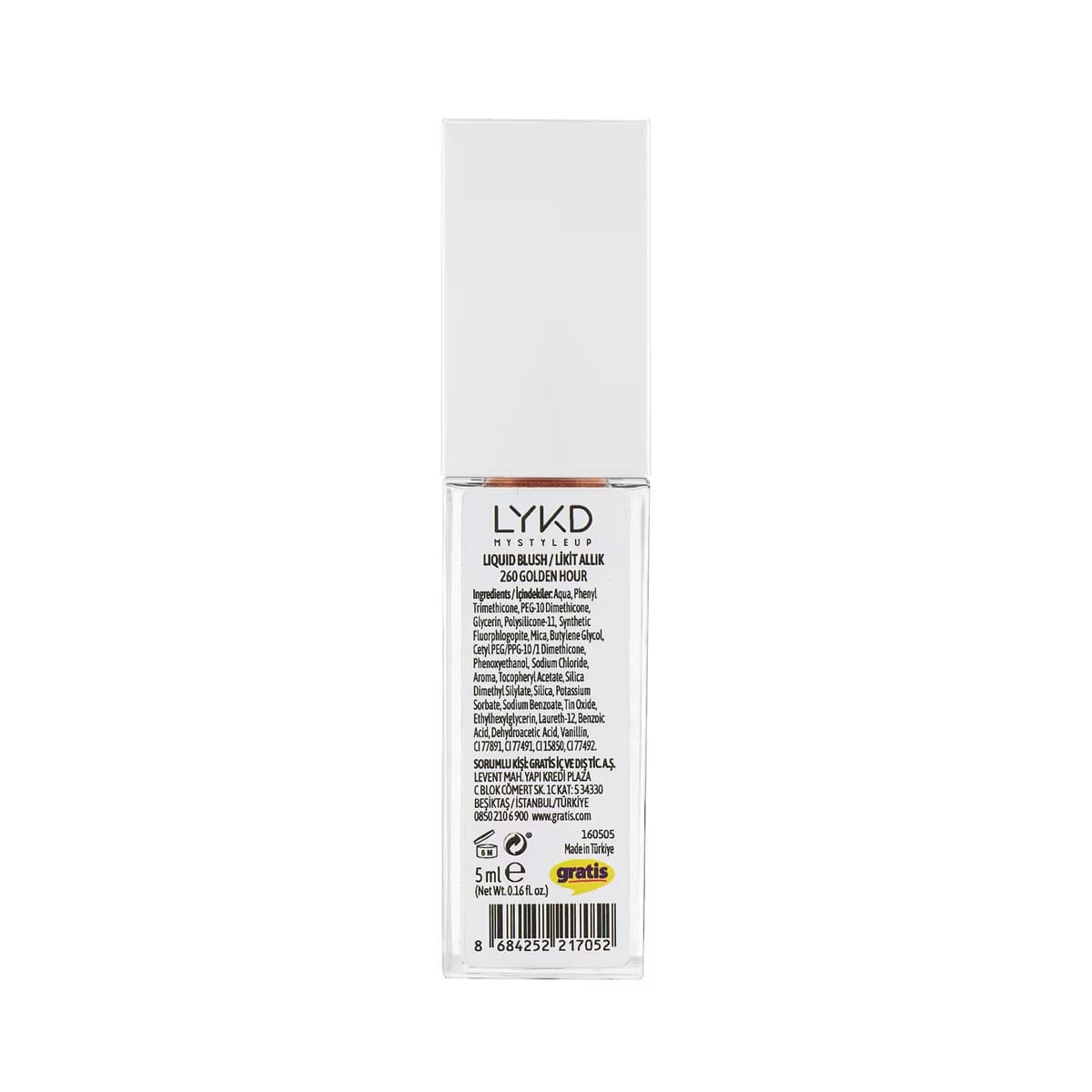 LYKD Aura Likit Allık 260 Golden Hour 4
