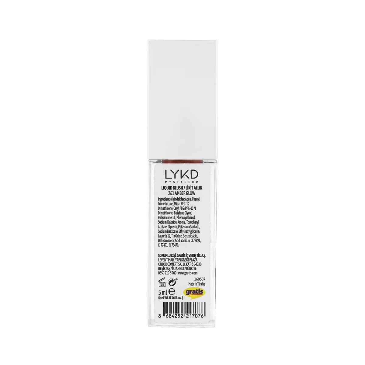 LYKD Aura Likit Allık 261 Amber Glow 4