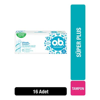 O.B Tampon Darwin Süper Plus 16'lı