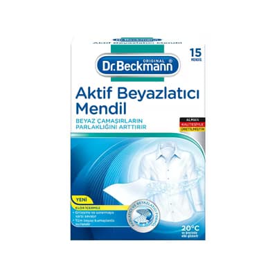 Dr. Beckmann Aktif Beyazlatıcı Mendil 15'li