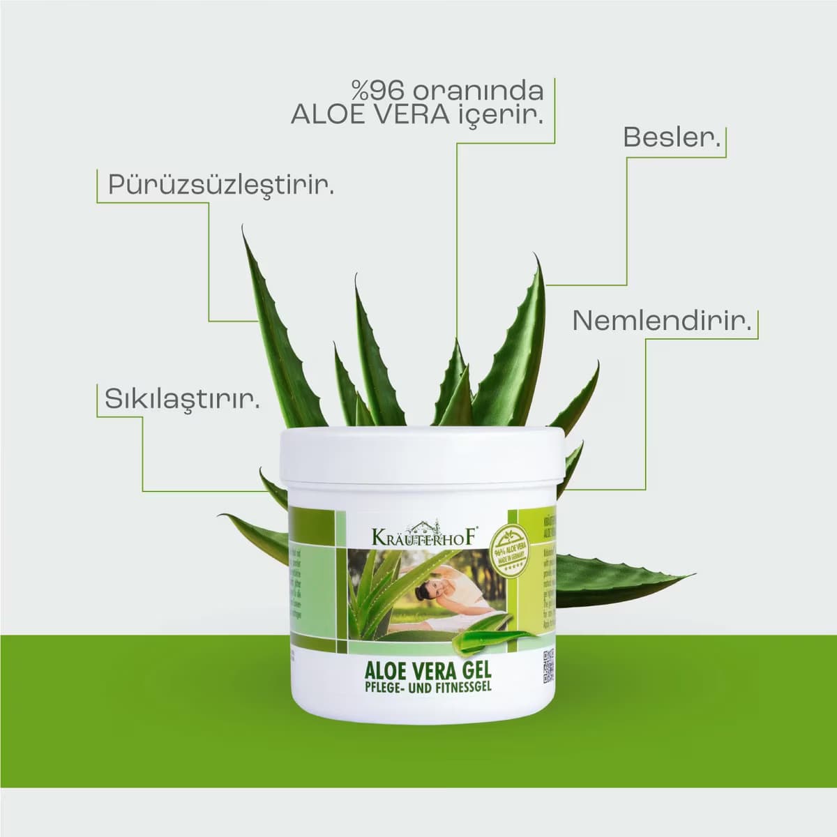 Krauterhof Jel Aloe Vera 250 ml 3