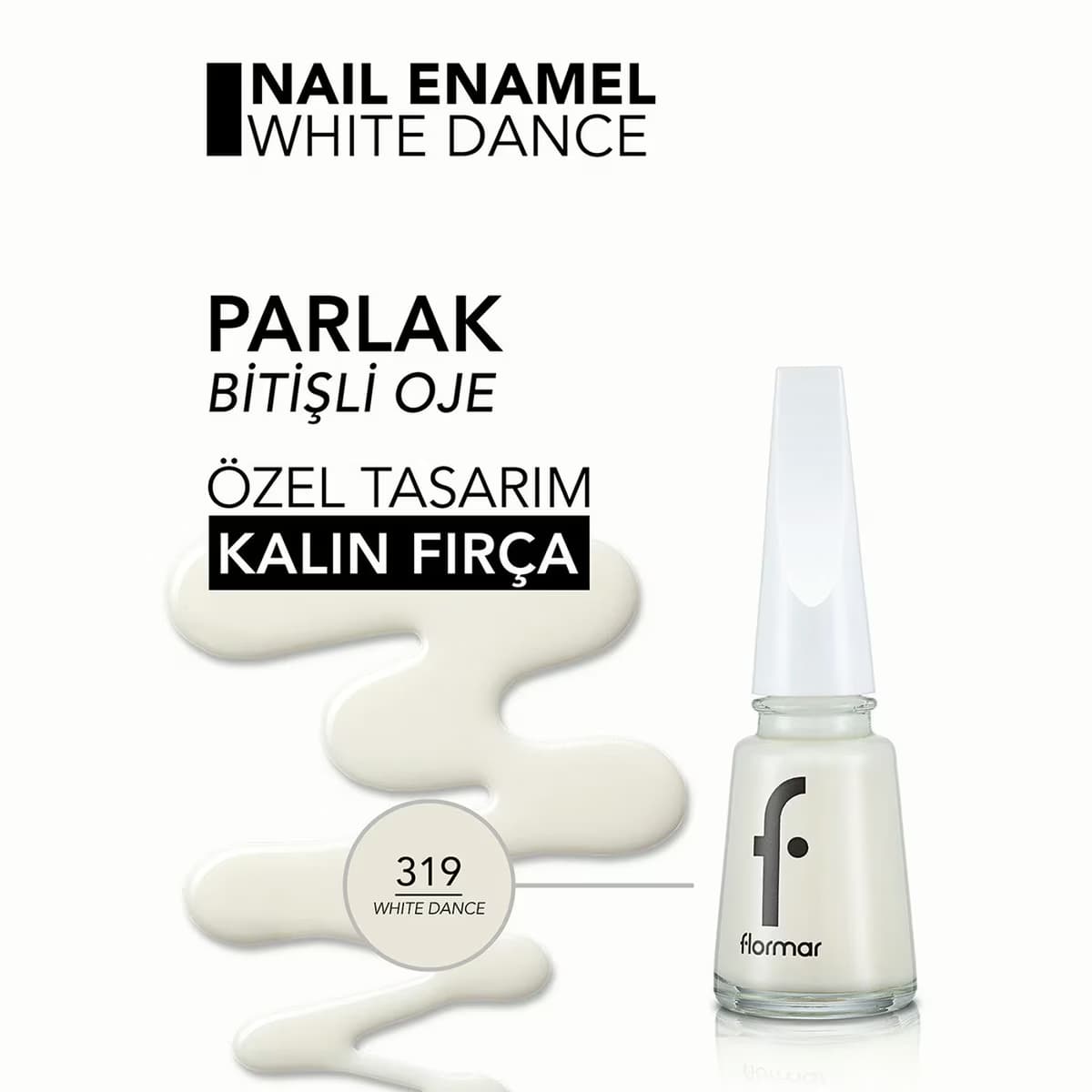 Flormar Oje White Dance New 319 4