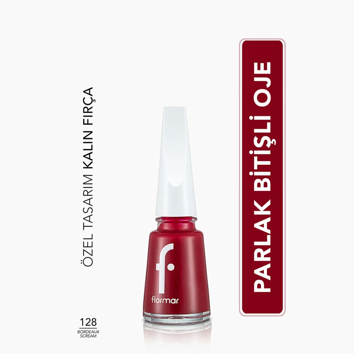 Flormar Oje 128 Bordeaux Scream New 5