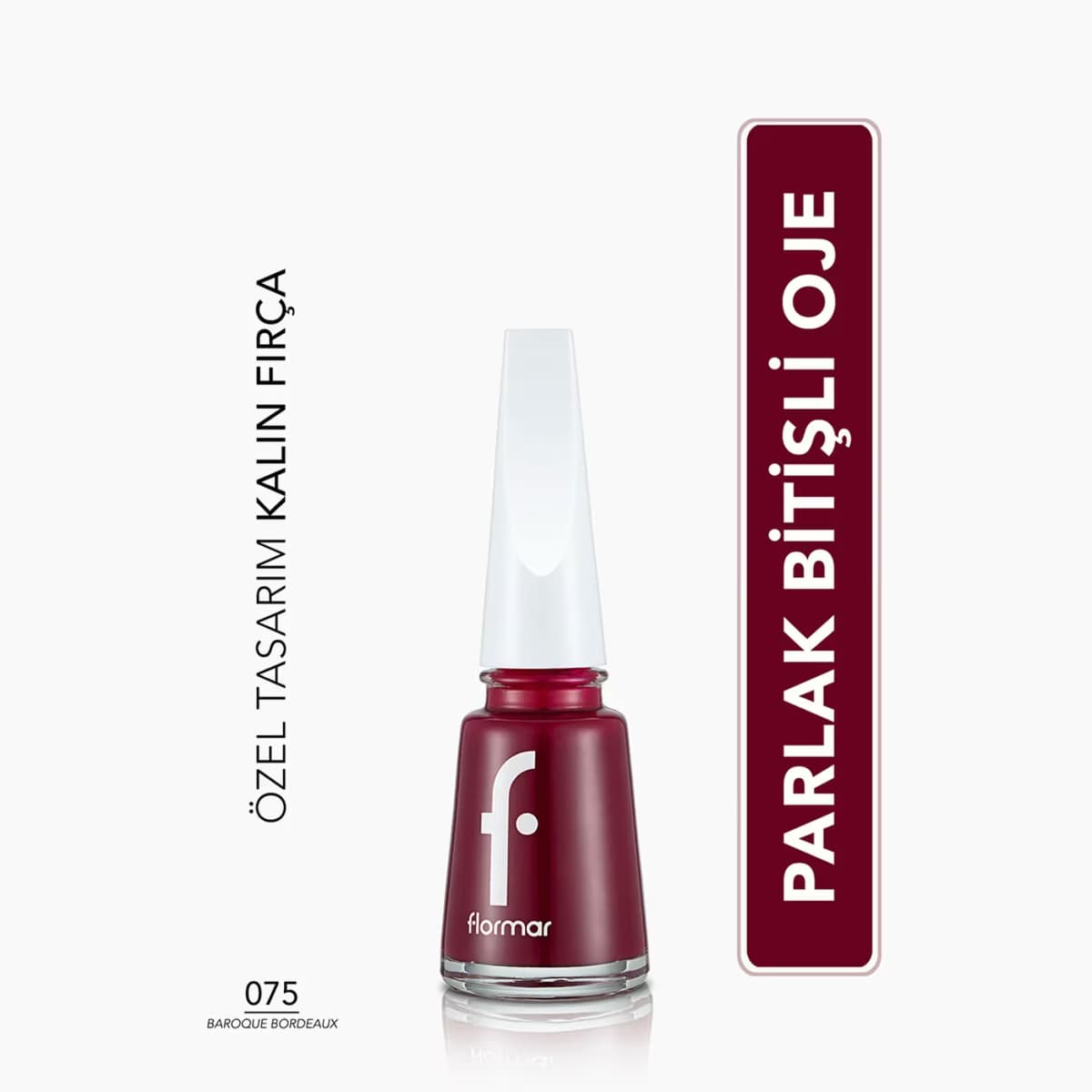 Flormar Oje 075 Baroque Bordeaux New 5