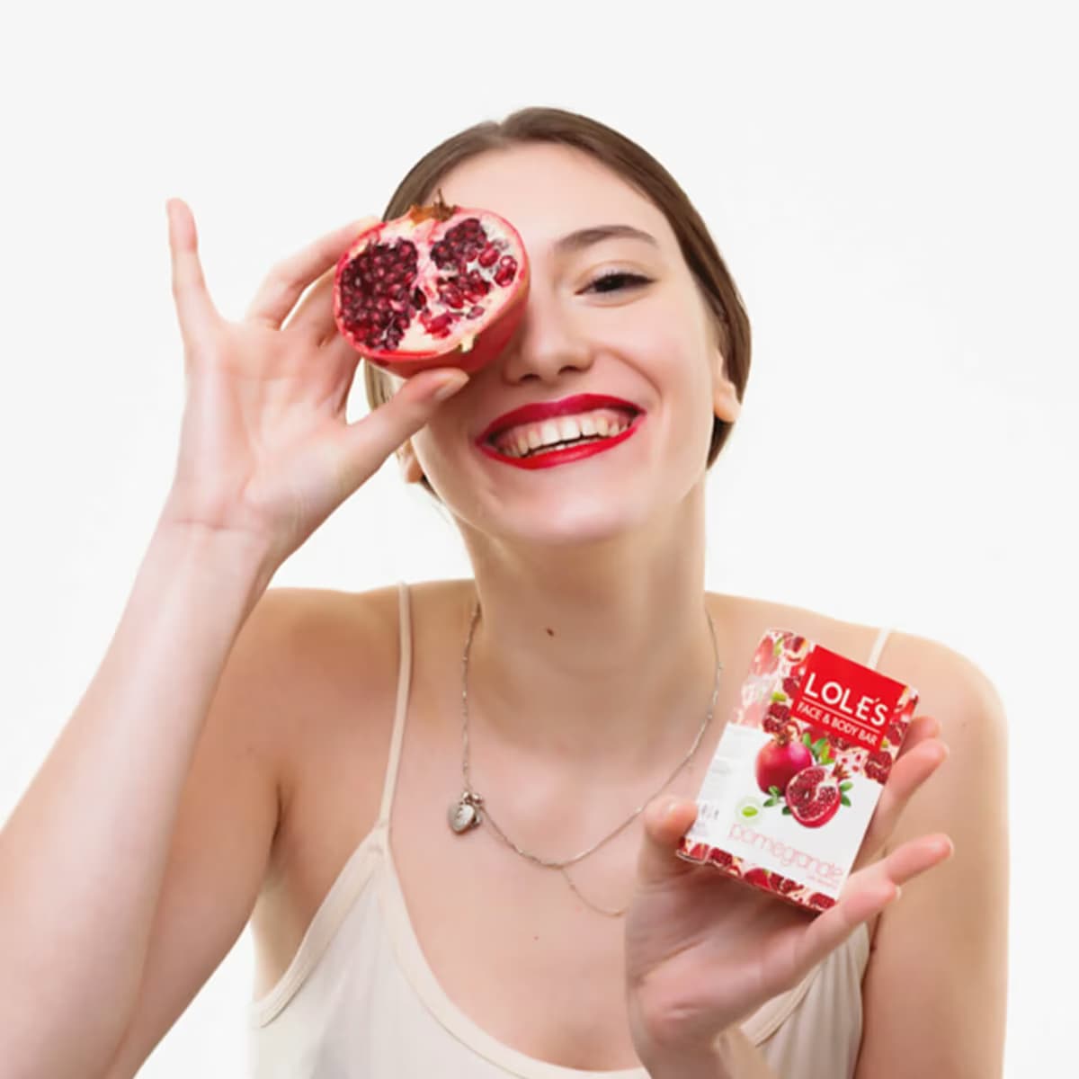 Lole's Bitkisel Katı Sabun Nar 100 gr 2