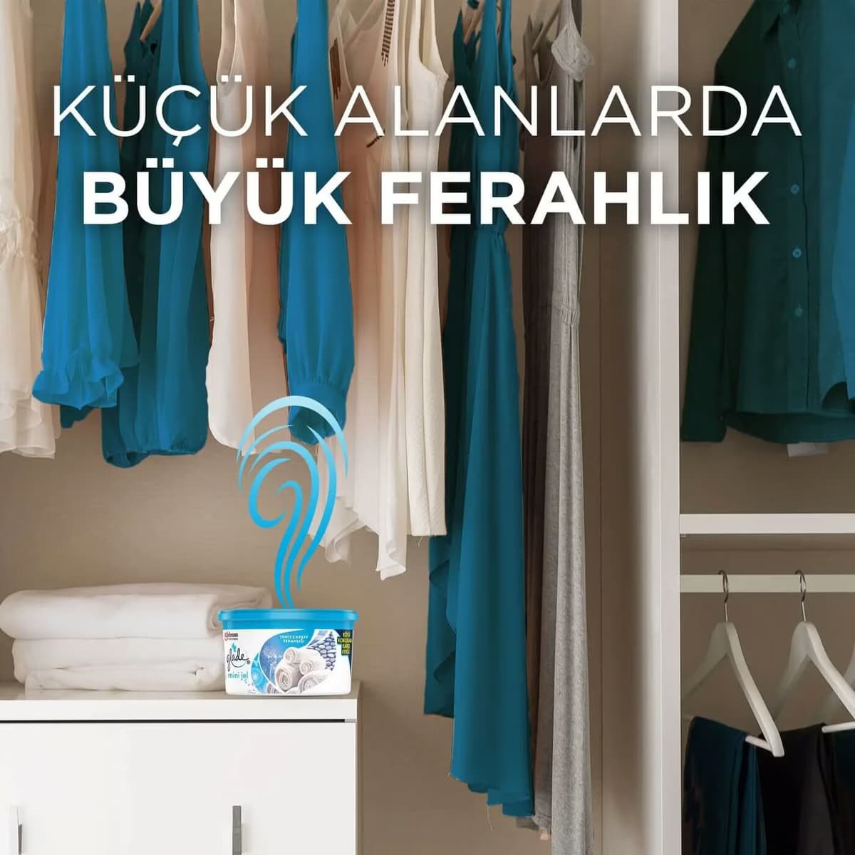 Glade Mini Jel Temiz Çarşaf Ferahlığı 70 gr 4