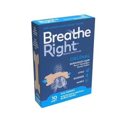 Breathe Right Burun Bandı 10 adet