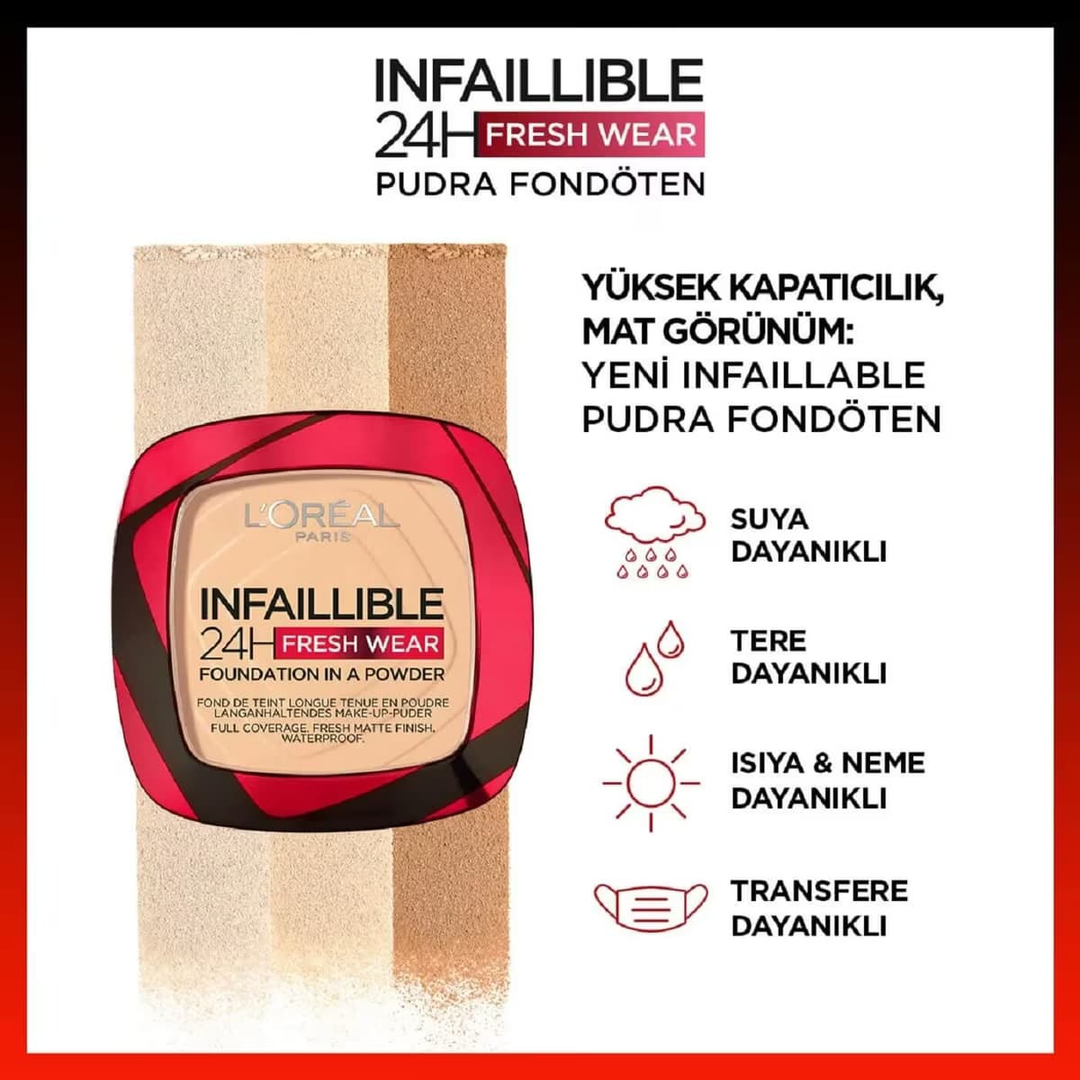 L’Oréal Paris Pudra Infaillable 120 1 adet 5