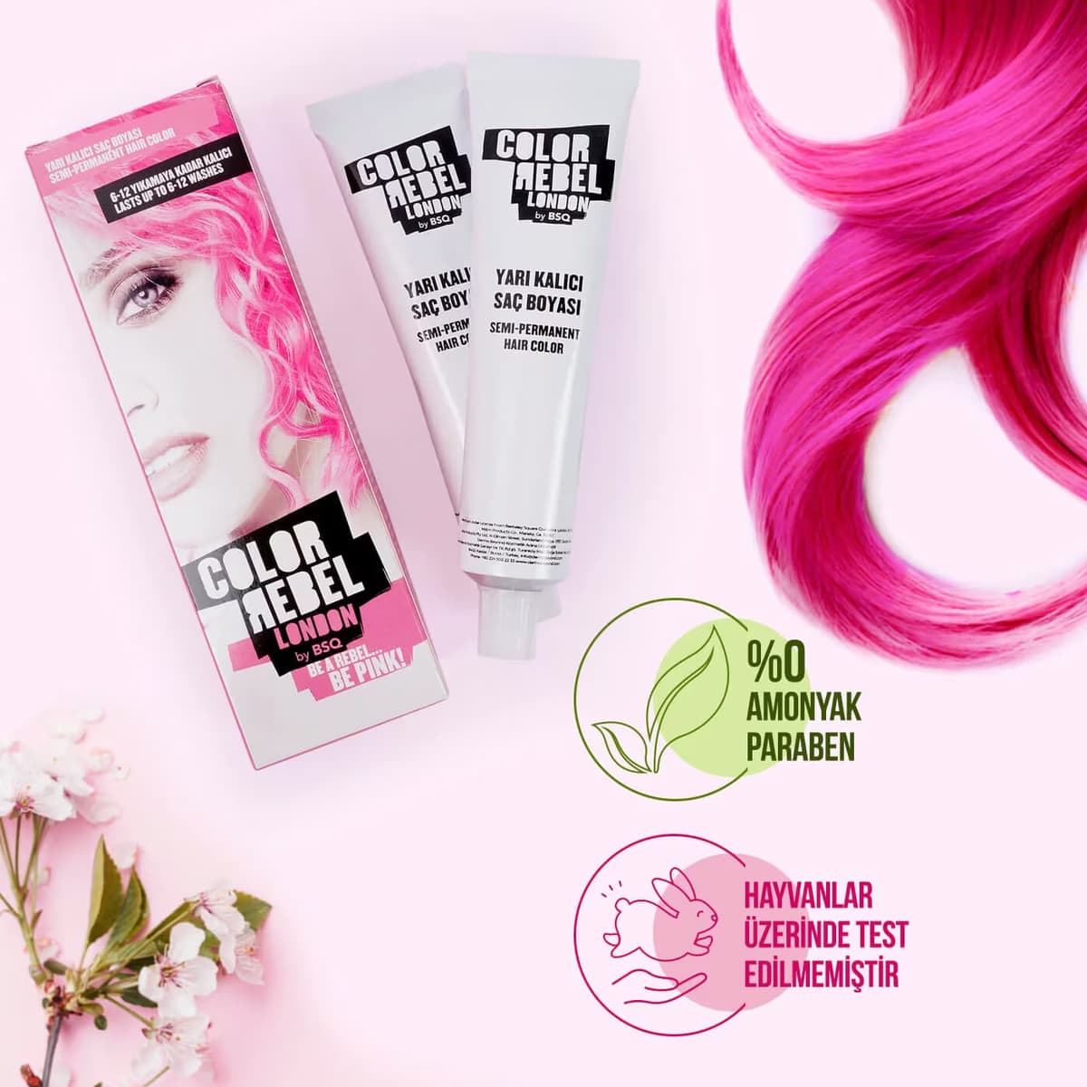 Color Rebel Saç Boyası Pembe 100 ml 3