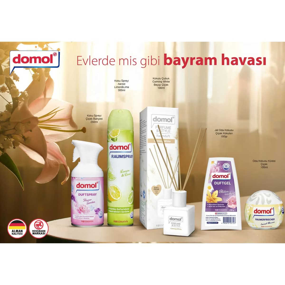 Domol Koku Spreyi Limon&Lime 300 ml 2
