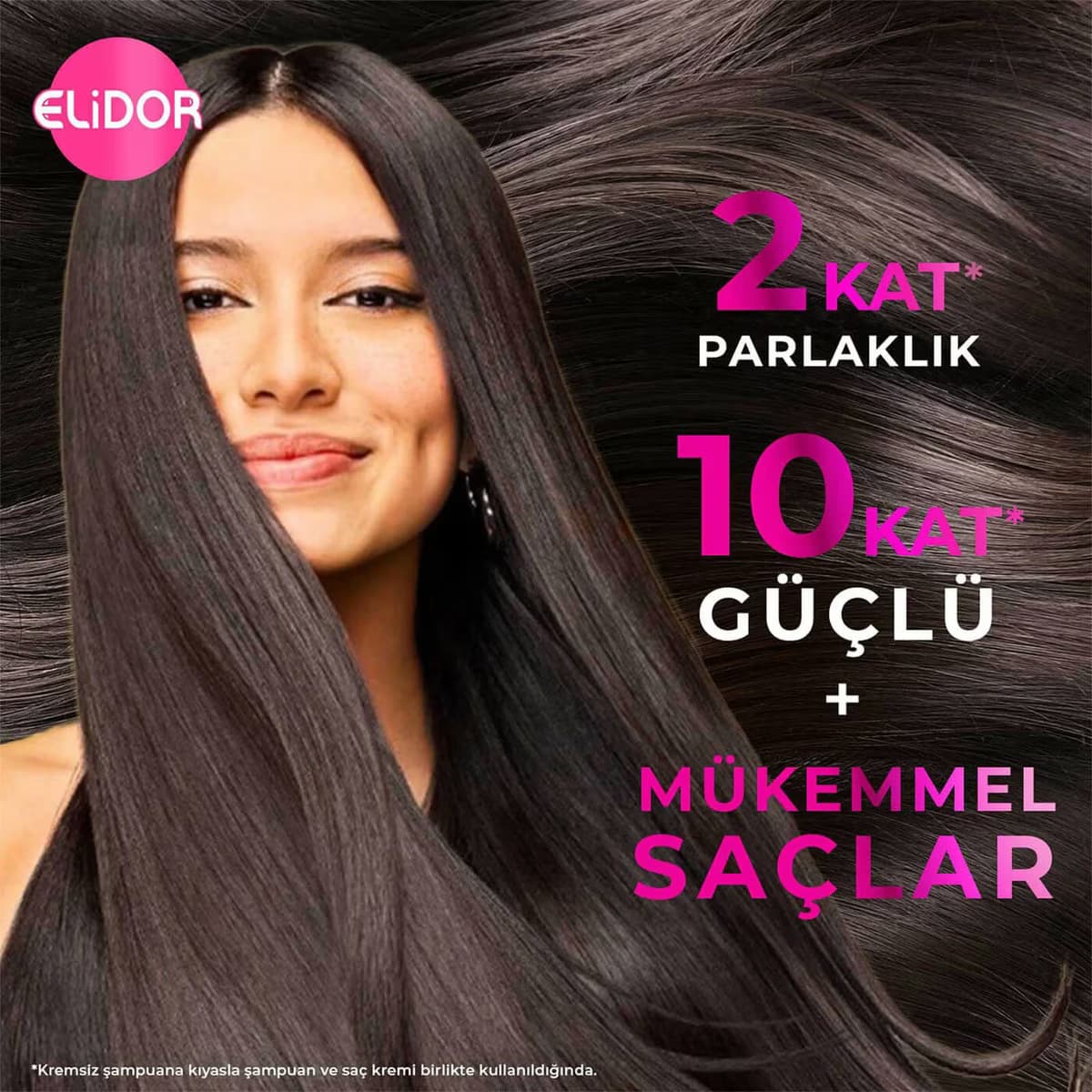 Elidor Saç Bakım Kremi Güçlü ve Parlak 350 ml 4