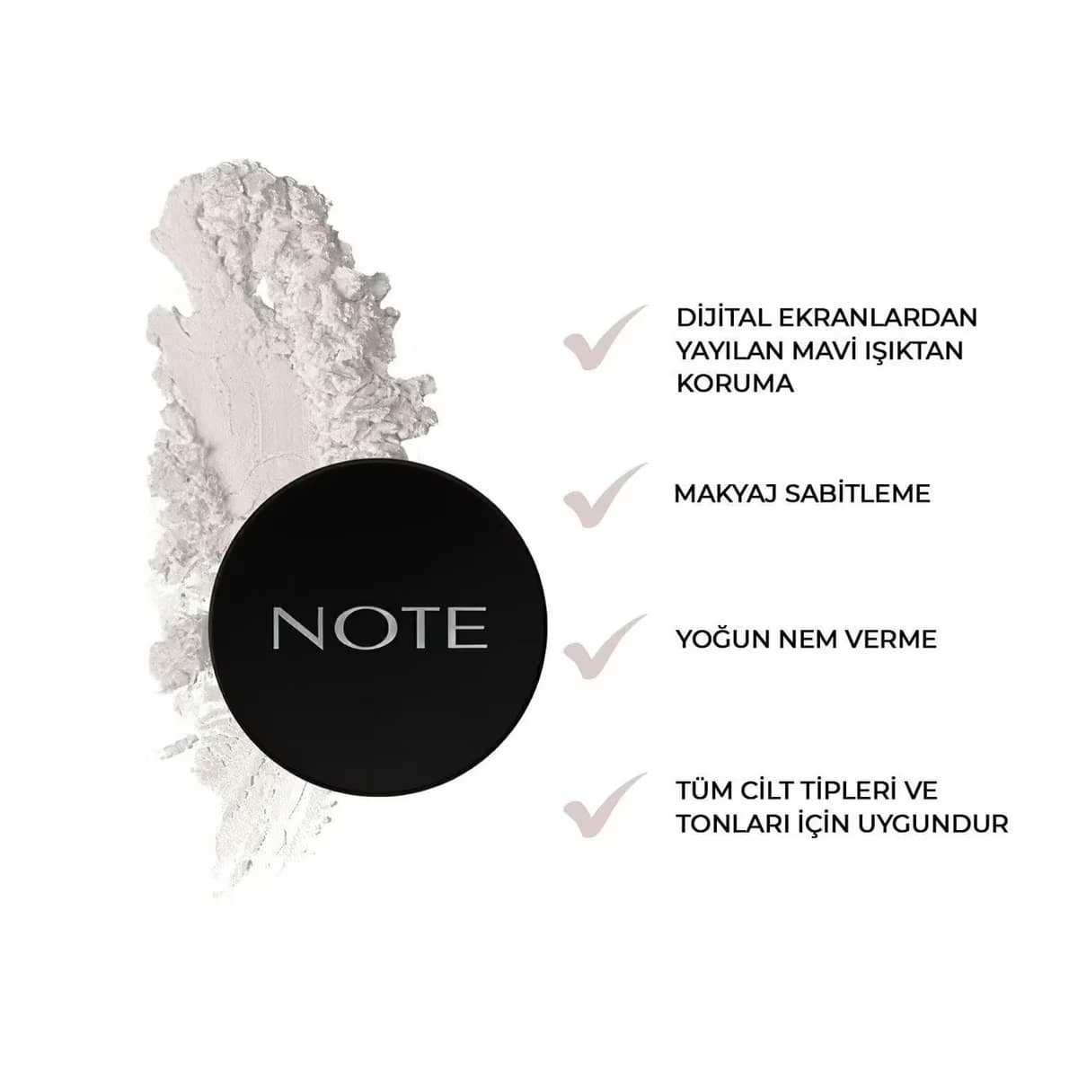 Note Makyaj Sabitleyici Transparan Pudra 3