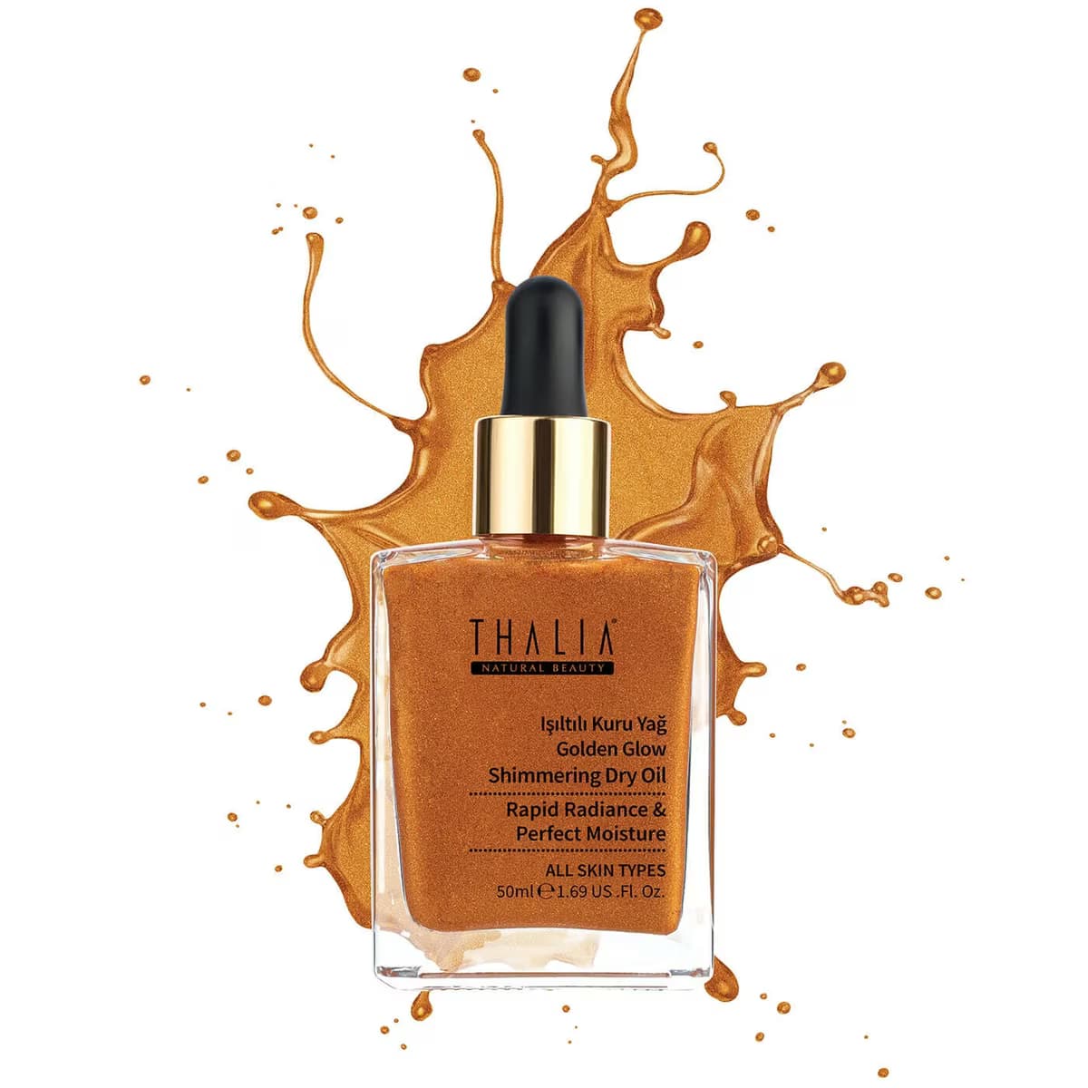 Thalia Golden Glow Shimmering Dry Oil 50 ml 2