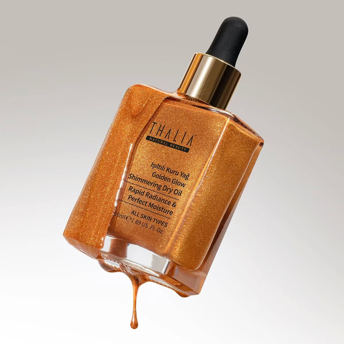 Thalia Golden Glow Shimmering Dry Oil 50 ml 3
