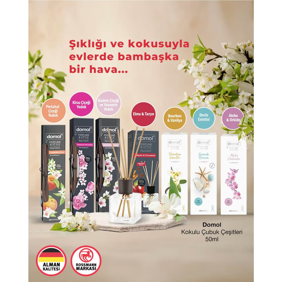 Domol Kokulu Çubuk Deniz Esintisi 50 ml 3