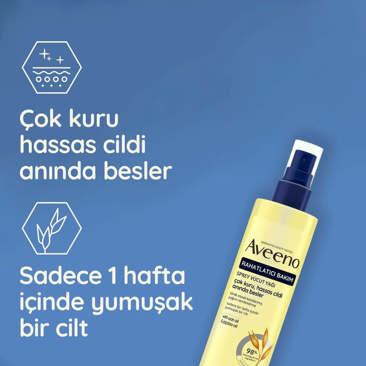 Aveeno Rahatlatıcı Vücut Yağı 200 ml 3