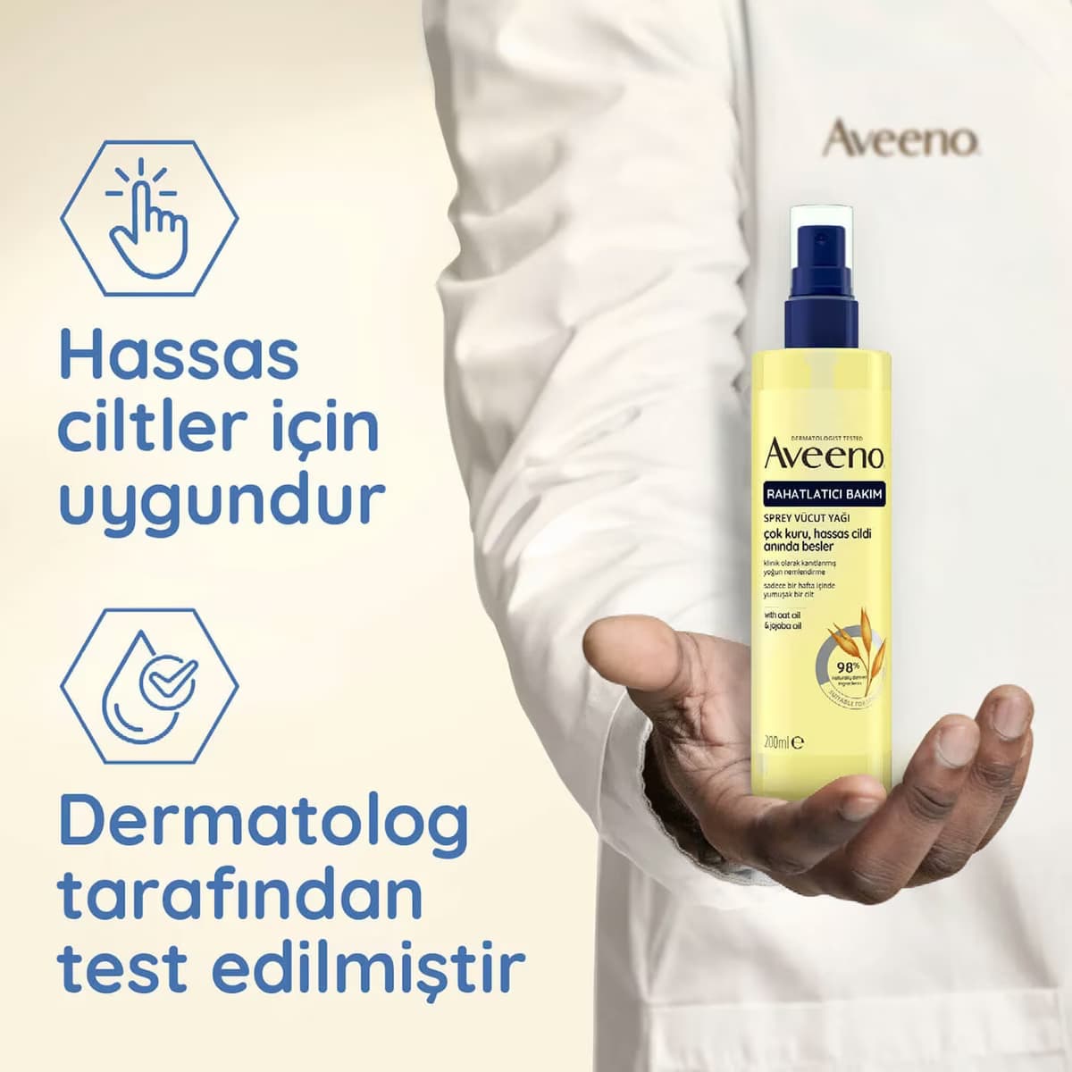 Aveeno Rahatlatıcı Vücut Yağı 200 ml 4