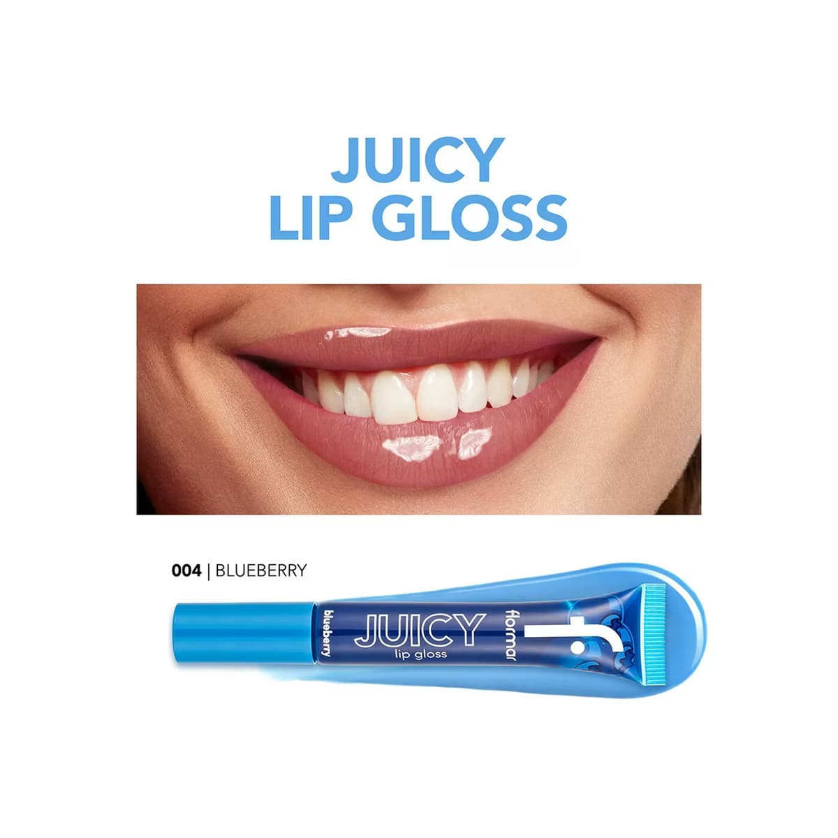 Flormar Juicy Lip Gloss 004 Blueberry 5