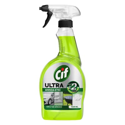 Cif Ultra Anında Etki Kir ve Yağ Çözücü 1025 ml