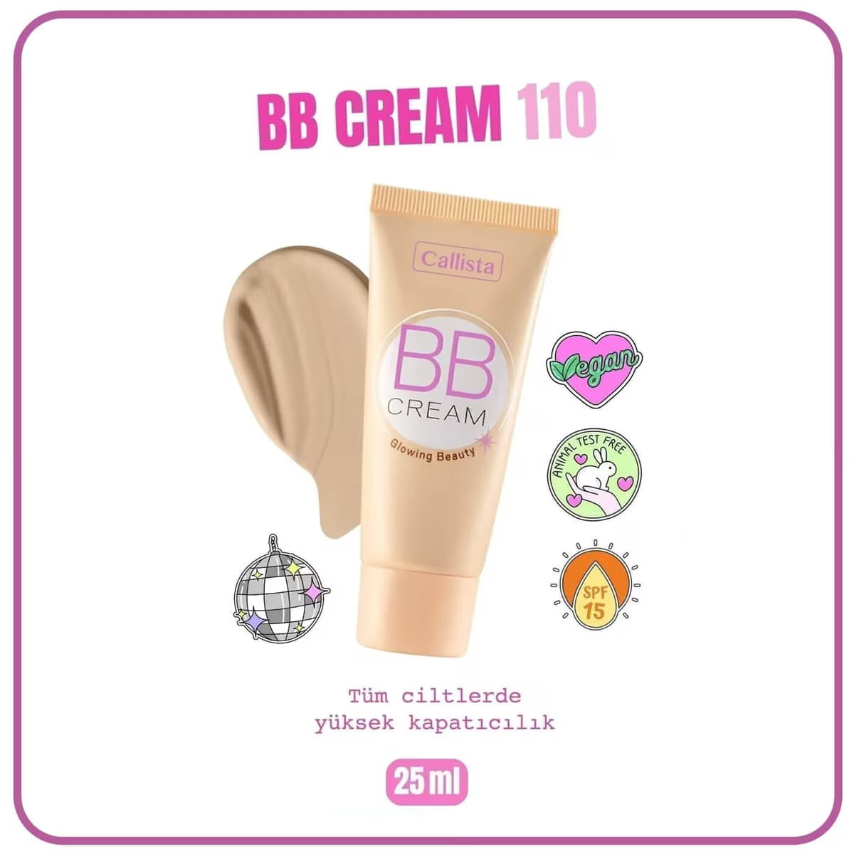 Callista BB Krem No:110 Krem Açık 1 adet 5