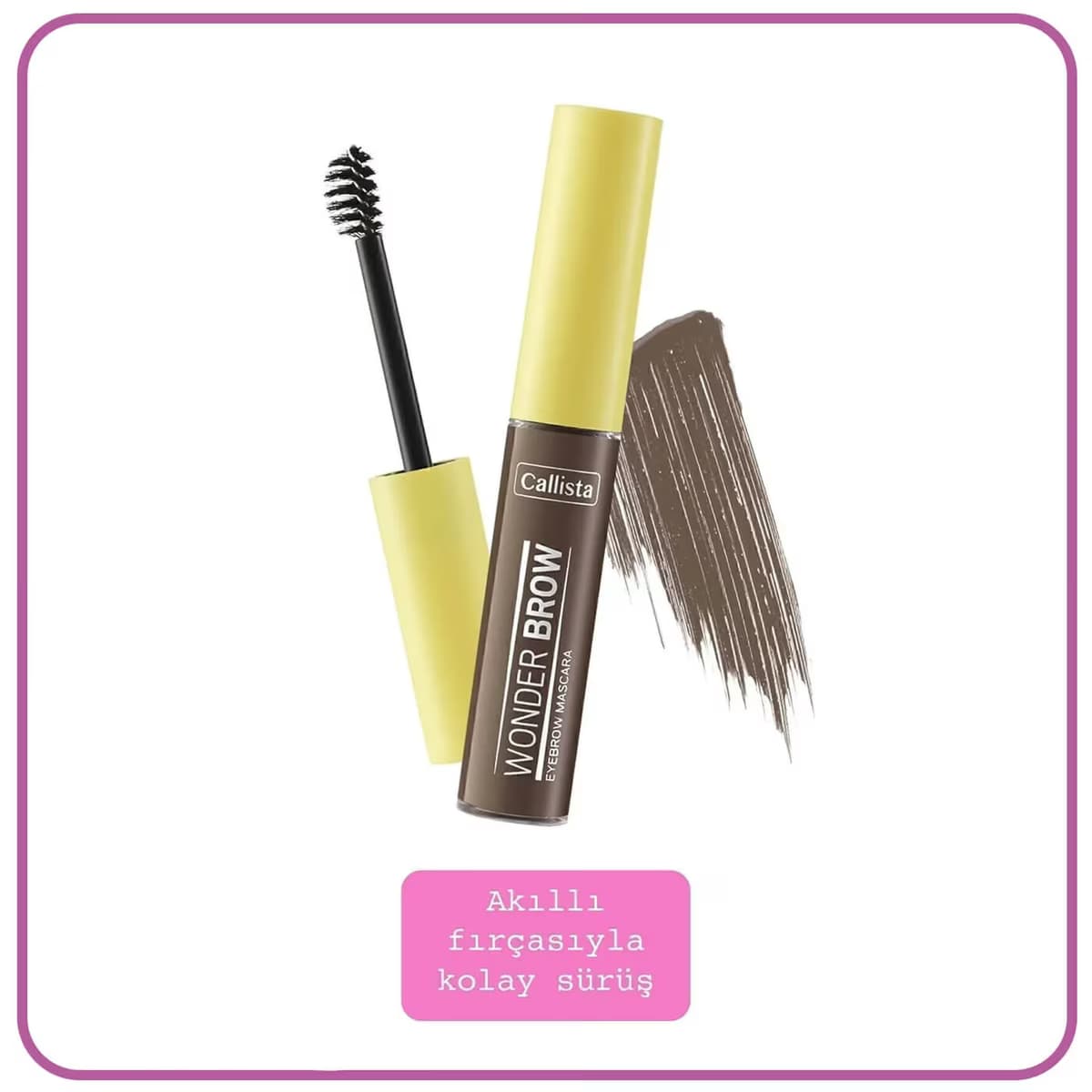 Callista Wonder Brow Kaş Maskarası 02 Kahve 3