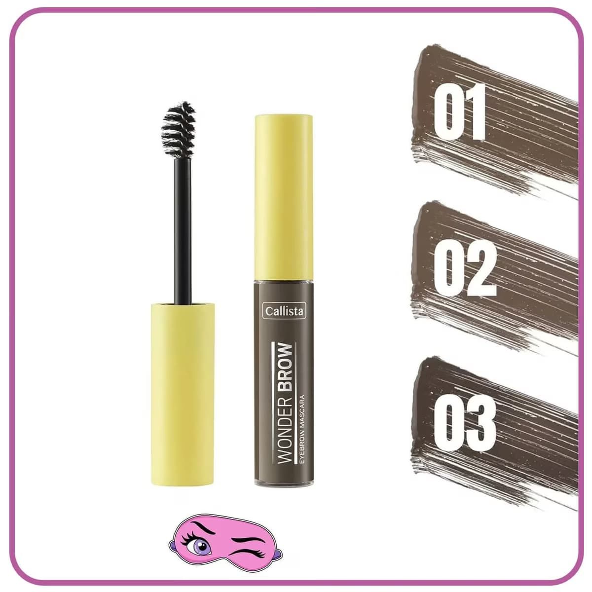 Callista Wonder Brow Kaş Maskarası 02 Kahve 4